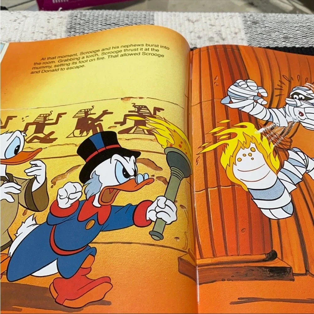 Vintage 1989 Disney DuckTales Sphinx for the Memories Sir Gyro Gearloose HC